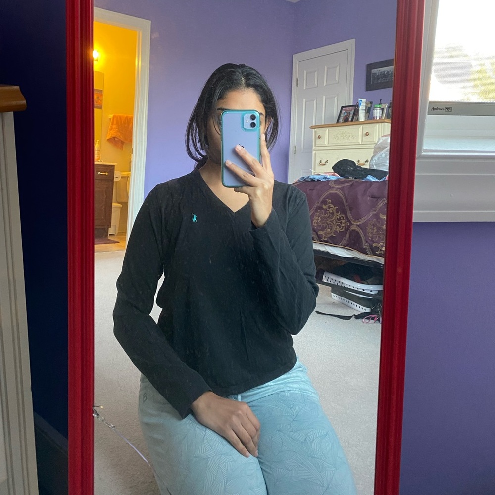 Ralph Lauren Baby Blue Top 🌺